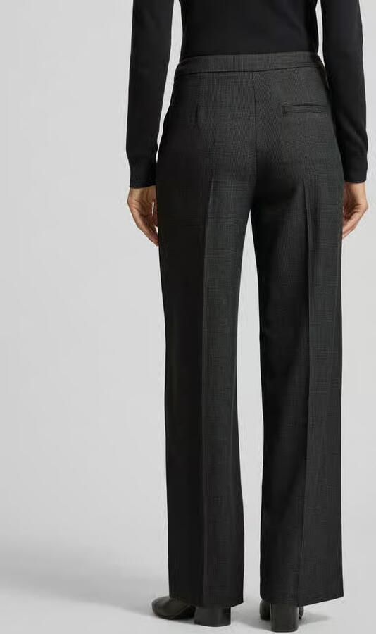 Marc O'Polo Wijde broek met all-over motief