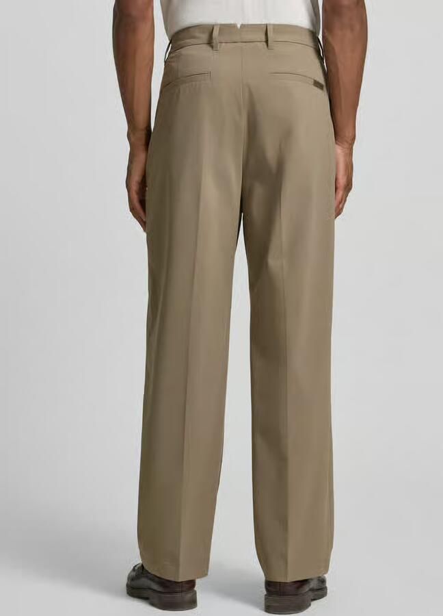Marc O'Polo Wijde broek met wol model 'MOSSBO DFB' × DFB Travel collectie