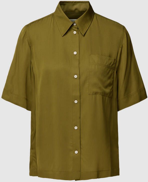 Marc O'Polo Overhemdblouse met halflange mouwen