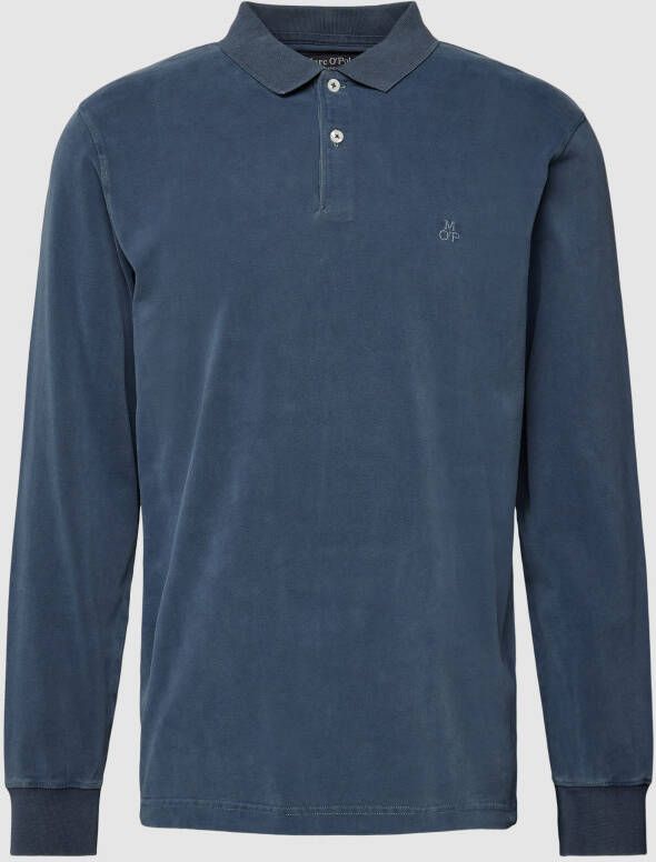 Marc O'Polo shirt met lange mouwen in een reguliere pasvorm Blue Heren