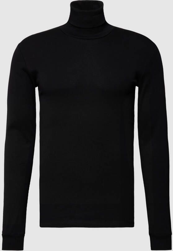 Marc O'Polo Shirt met lange mouwen en col model 'Basic Rollneck'