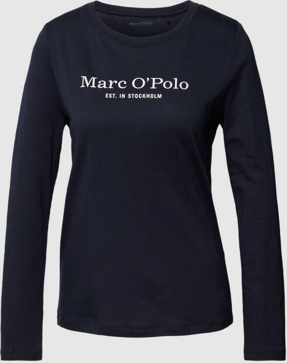 Marc O'Polo Shirt met lange mouwen en statementprint model 'MIX N MATCH'