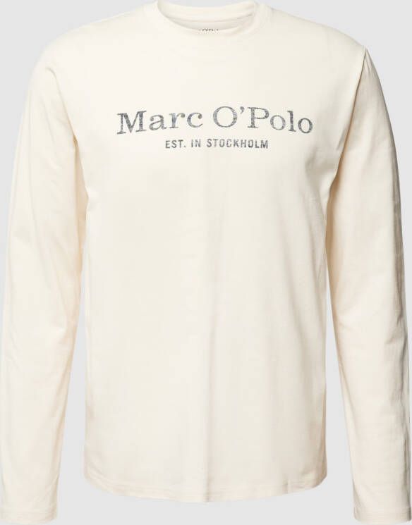 Marc O'Polo Shirt met lange mouwen van biologisch katoen
