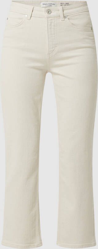 Marc O'Polo Straight fit high waist jeans met stretch model 'Linde'