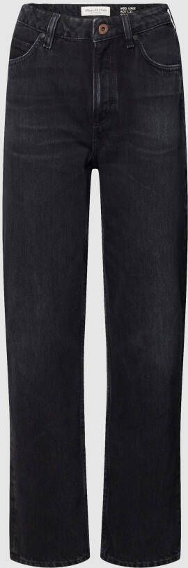 Marc O'Polo Straight fit jeans met labelpatch