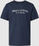 Marc O'Polo Heren T-shirt 2-pack Moderne Stijl Blue Heren - Thumbnail 1