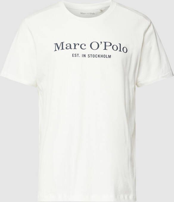 Marc O'Polo T-shirt met logoprint voor