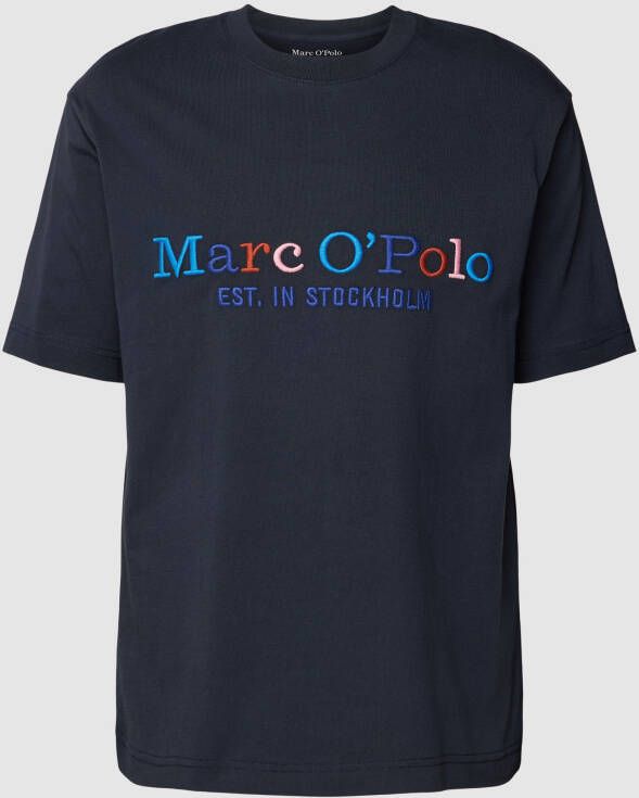Marc O'Polo T-shirt met labelstitching