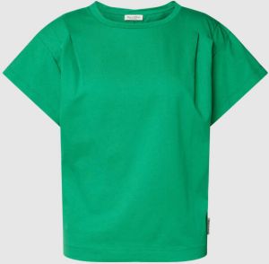 Marc O'Polo T-shirt met plooien groen
