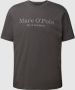 Marc O'Polo T-shirt met statement- en labelprint - Thumbnail 1