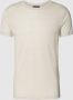 Marc O'Polo T-shirt van linnen met ronde hals - Thumbnail 2
