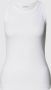 Marc O'Polo Shaped fit tanktop van geribde jersey met ronde hals - Thumbnail 1