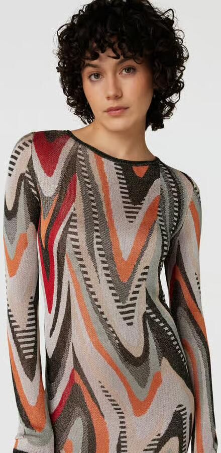 Marciano Guess Knielange jurk met all-over motief model 'SCARLETT'