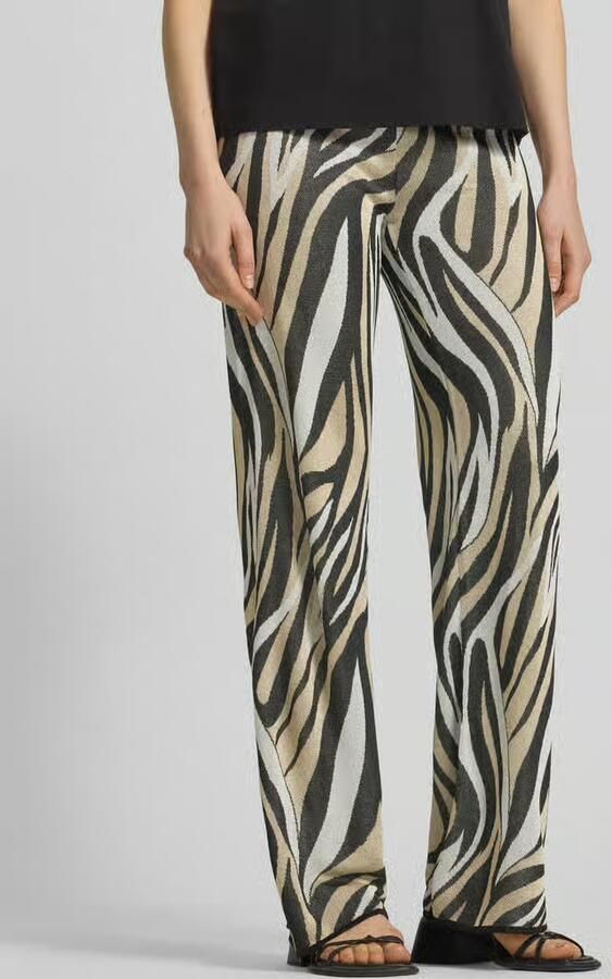 Marella Broek van viscose in allover-look - Foto 2