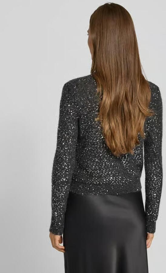 Marella Gebreid jack met pailletten model 'SABA1'