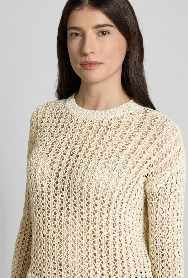 Marella Gebreide pullover met broderie anglaise model 'RIVA'