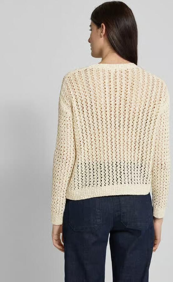 Marella Gebreide pullover met broderie anglaise model 'RIVA'
