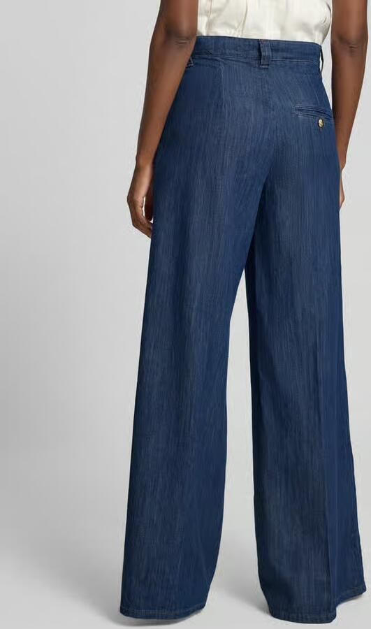 Marella jeans met wijde benen en achterzak - Foto 3
