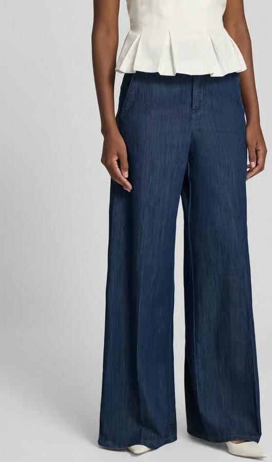 Marella jeans met wijde benen en achterzak - Foto 4