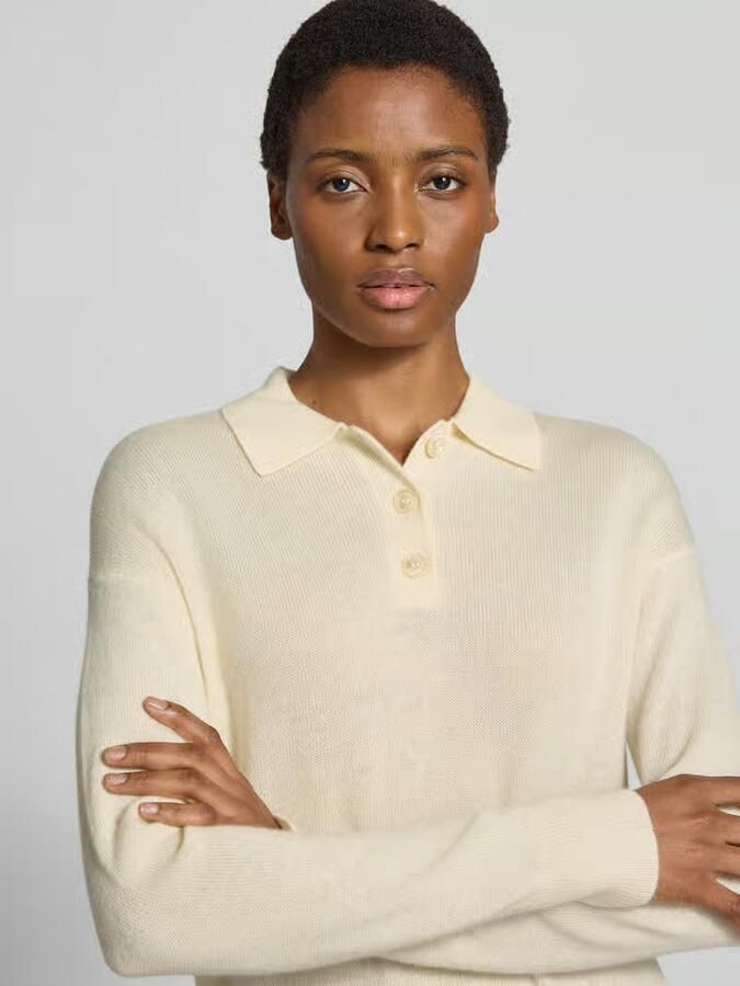 Marella Knitwear-poloshirt van mix van wol en kasjmier model 'SORMA'