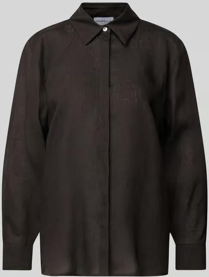 Marella Linnen blouse van puur linnen model 'SEDITORE'