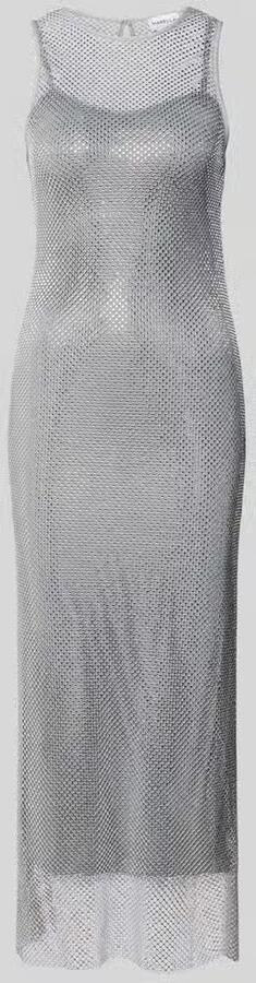 Marella Midi-jurk met all-over strass-steentjes model 'Limone'