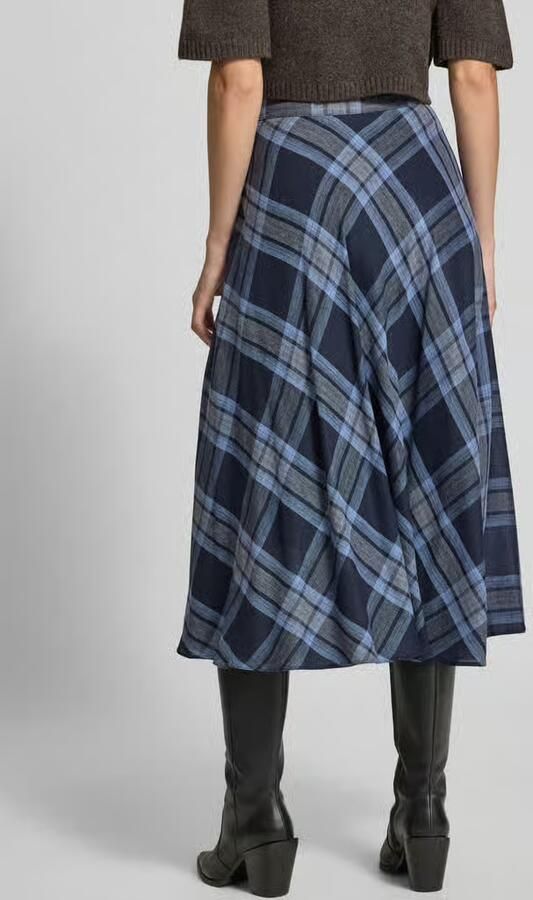 Marella Midirok van viscosemix met scheerwol - Foto 3