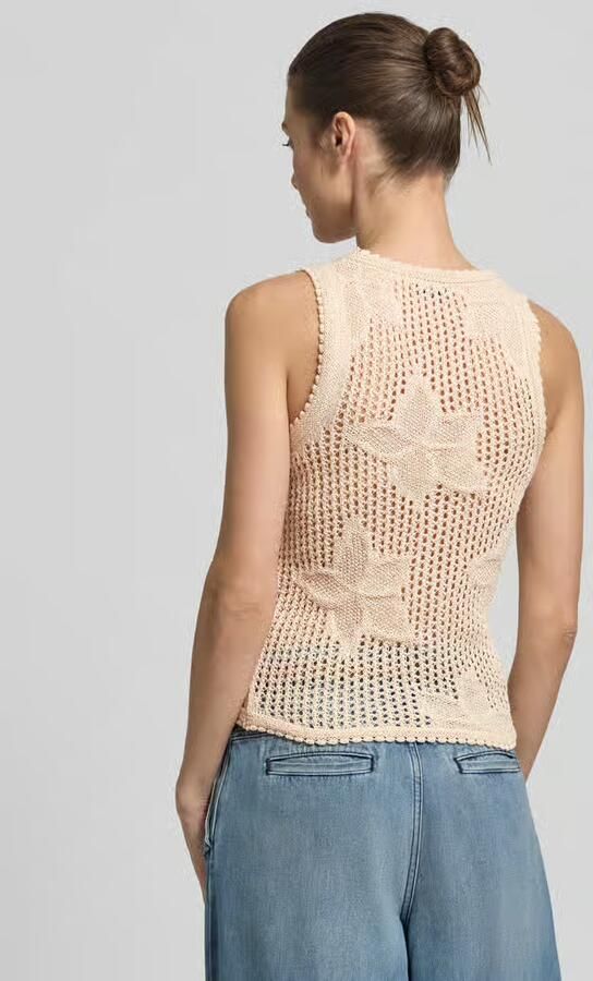 Marella Mouwloos vest met V-hals model 'LASTICE' - Foto 3