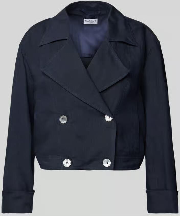 Marella Regular fit blazer van linnen model 'FLAVIO'