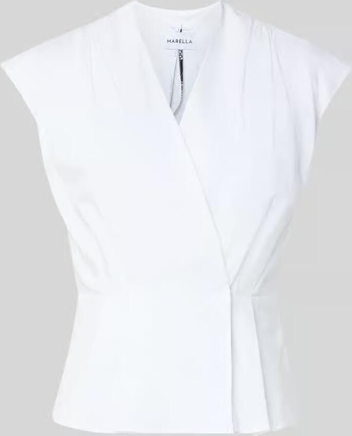 Marella regular fit blouse met plooien model 'Bazar' - Foto 2