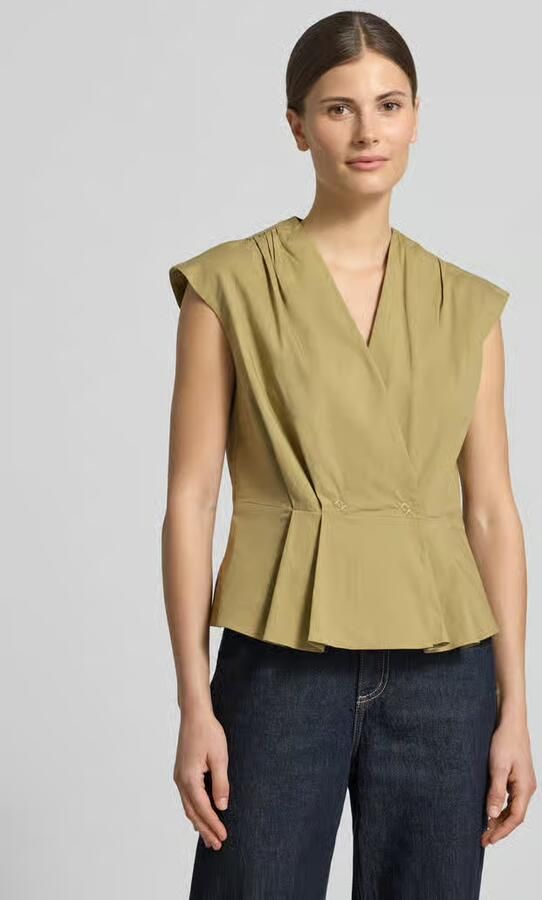Marella regular fit blouse met plooien model 'Bazar' - Foto 3