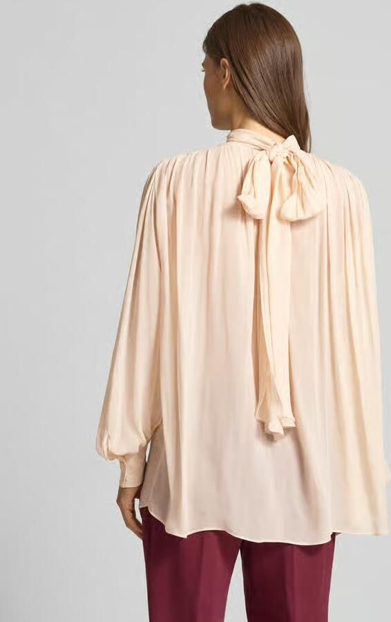 Marella Regular fit blouse met plooien model 'CANAPA'