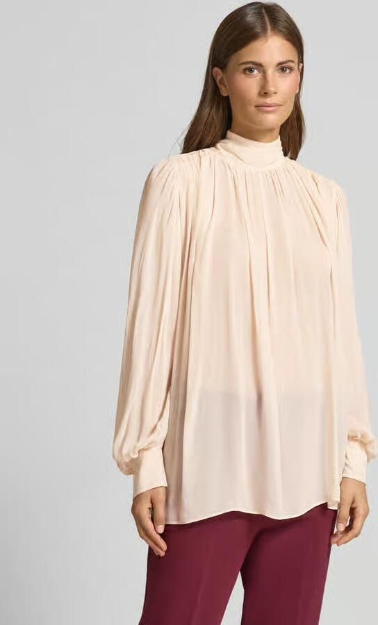 Marella Regular fit blouse met plooien model 'CANAPA' - Foto 2