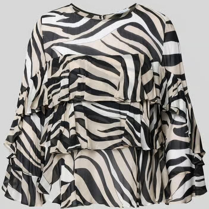 Marella regular fit blouse van zuivere viscose model 'Falco' - Foto 2