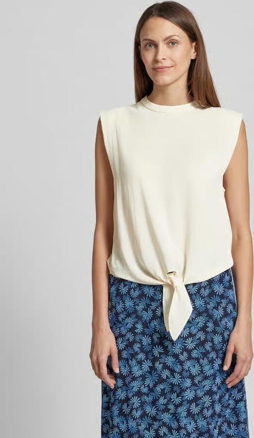 Marella Regular fit blousetop met knoopdetail model 'IDEALE' - Foto 2