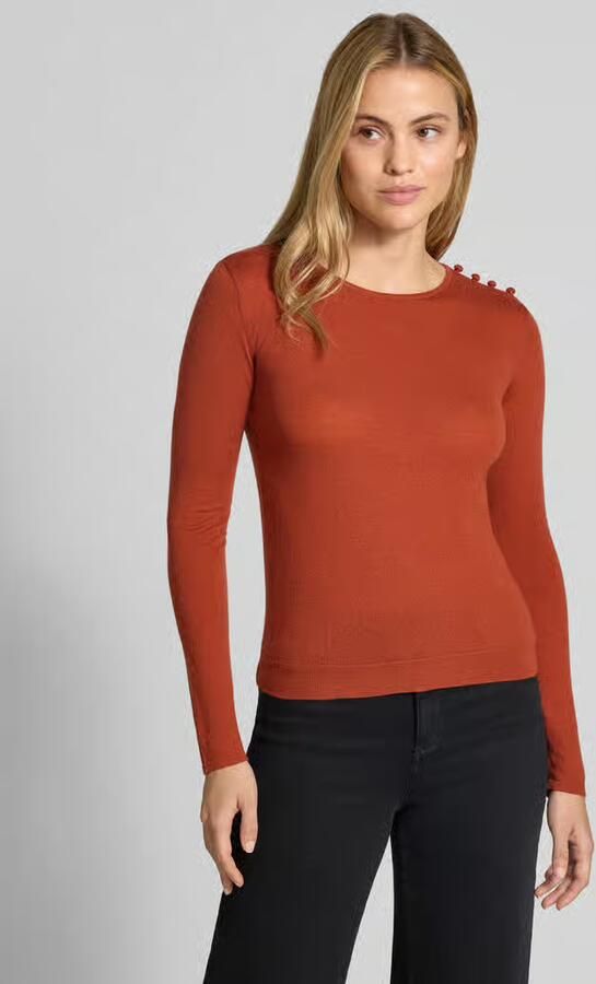 Marella Regular fit gebreide pullover met knoopdetails - Foto 2