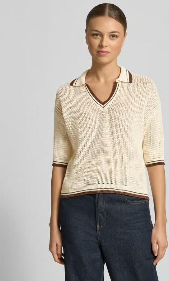 Marella Regular Fit T-shirt in breisel-look model 'Lembi' - Foto 4