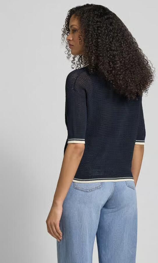 Marella Regular Fit T-shirt in breisel-look model 'Lembi' - Foto 4