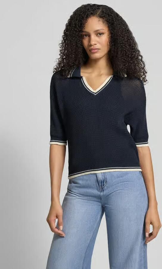Marella Regular Fit T-shirt in breisel-look model 'Lembi' - Foto 3
