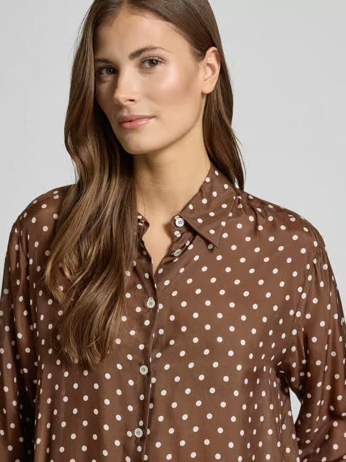 Marella Regular fit zijden blouse met knoopsluiting model 'Sangio' - Foto 2