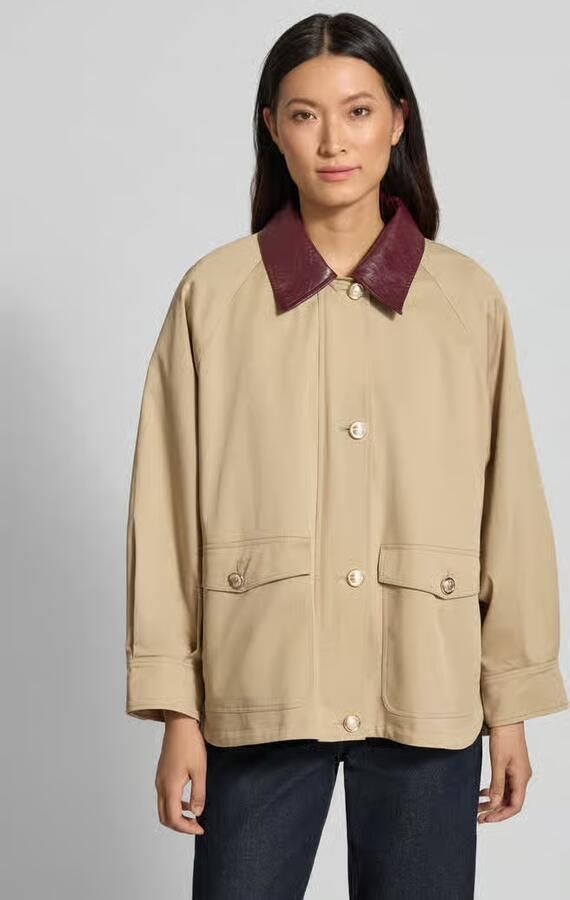 Marella Relaxed fit jack van zuivere lamswol model 'Ditto' - Foto 3