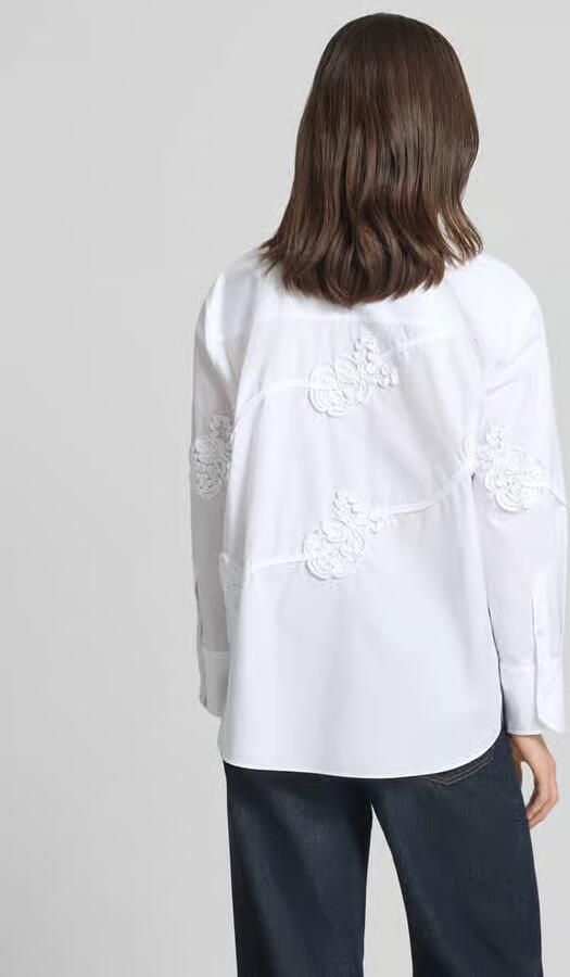 Marella relaxed fit overhemdblouse van puur katoen model 'MILLCOMUNE' - Foto 3