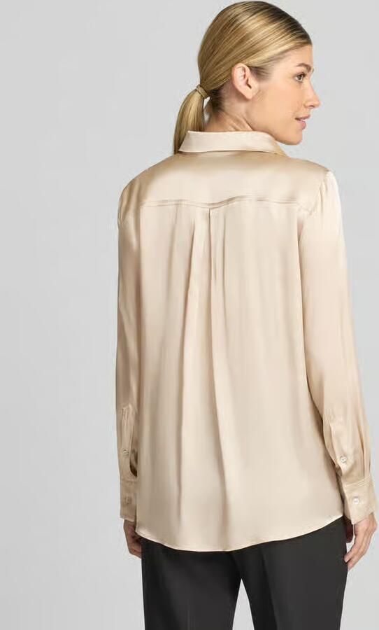 Marella Satinblouse met zijde-aandeel model 'ALFIO' - Foto 3