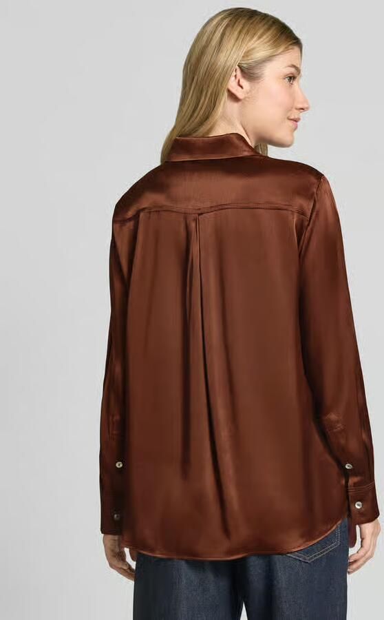 Marella Satinblouse met zijde-aandeel model 'ALFIO' - Foto 2