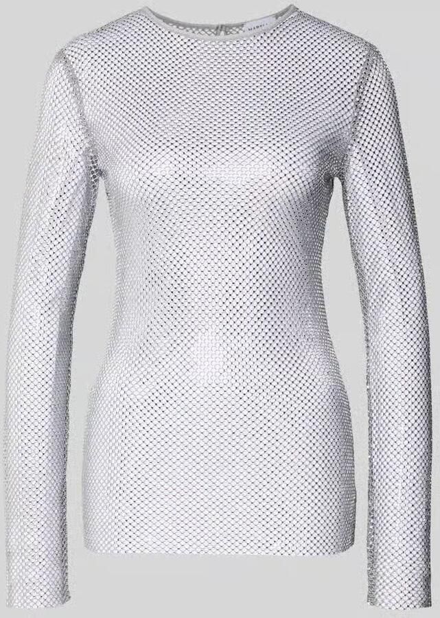 Marella Shirt met lange mouwen en broderie anglaise model 'LOPEROSO'