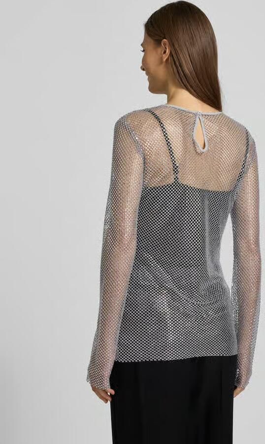 Marella Shirt met lange mouwen met Ajourwerk Model 'LOPEROSO'