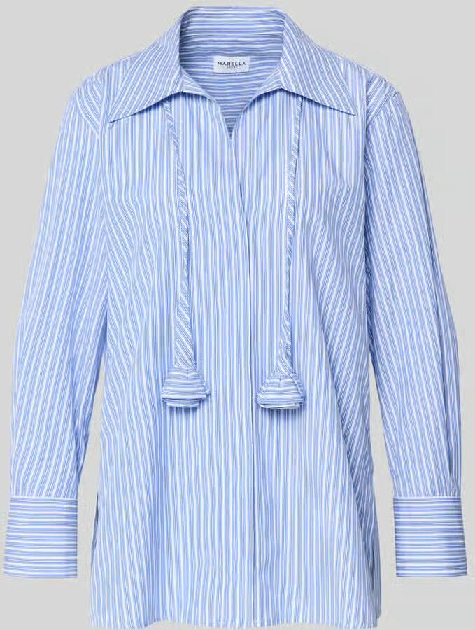 Marella Slim fit blouse met Strikceintuur Model 'STABARIN' - Foto 2