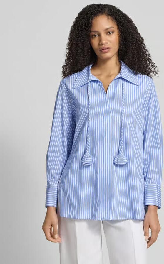 Marella Slim fit blouse met Strikceintuur Model 'STABARIN' - Foto 2