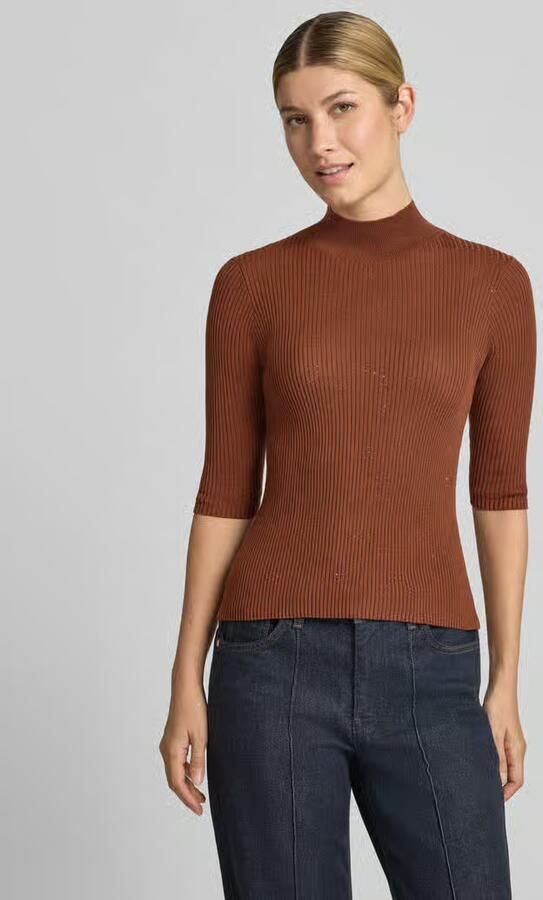 Marella Slim Fit pullover met opstaande kraag model 'GALLO' - Foto 3