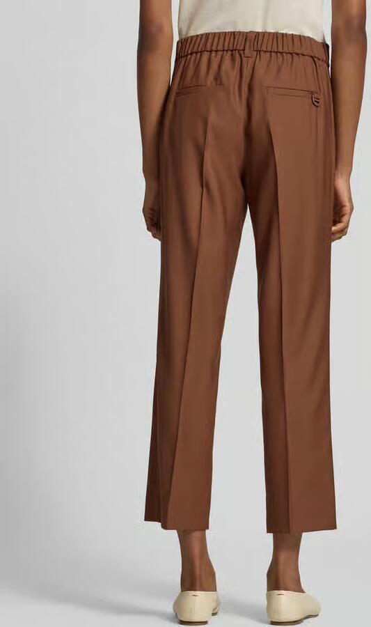 Marella straight fit broek van pure scheerwol model 'Luggioso'